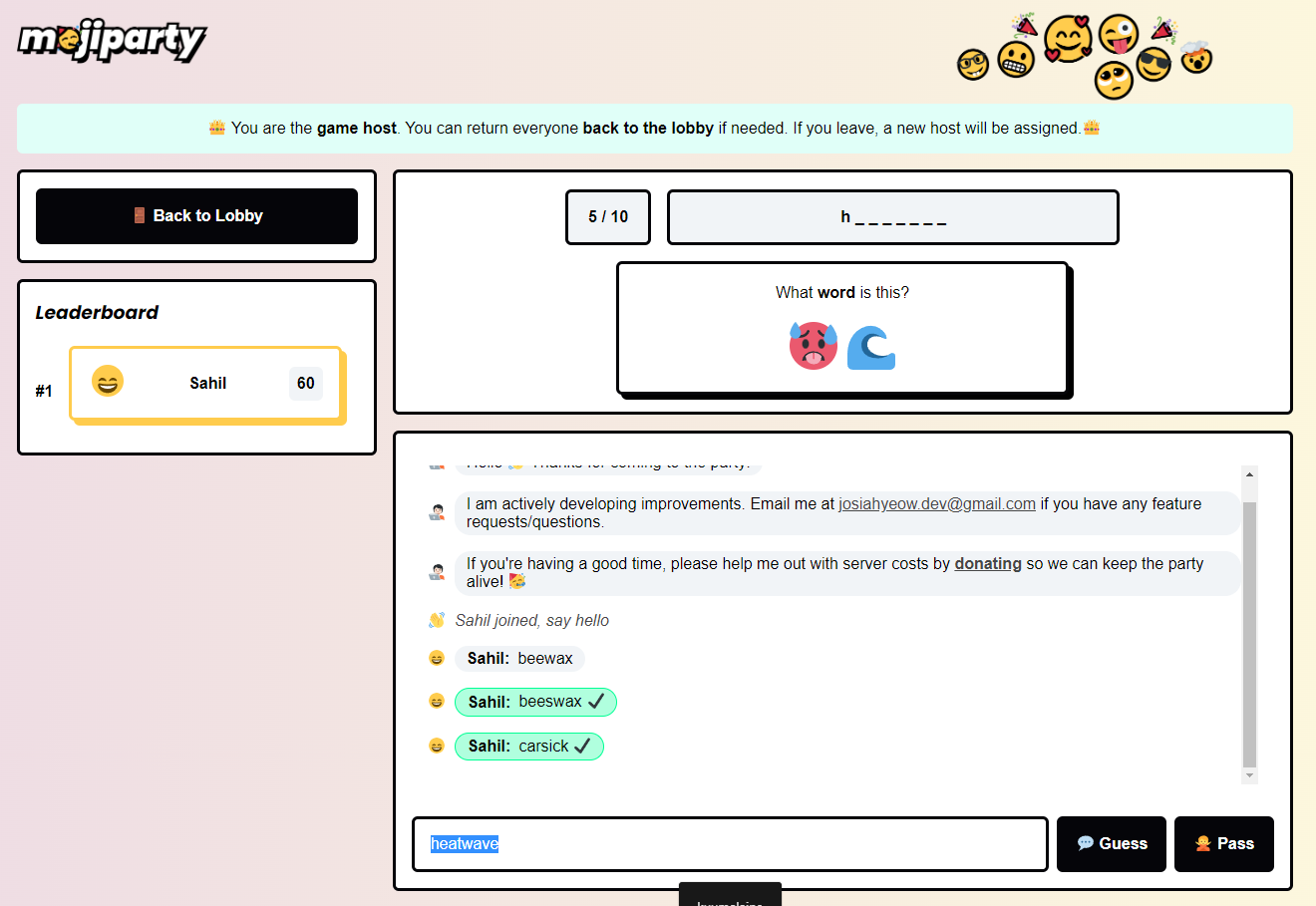 Preview image of Mojiparty