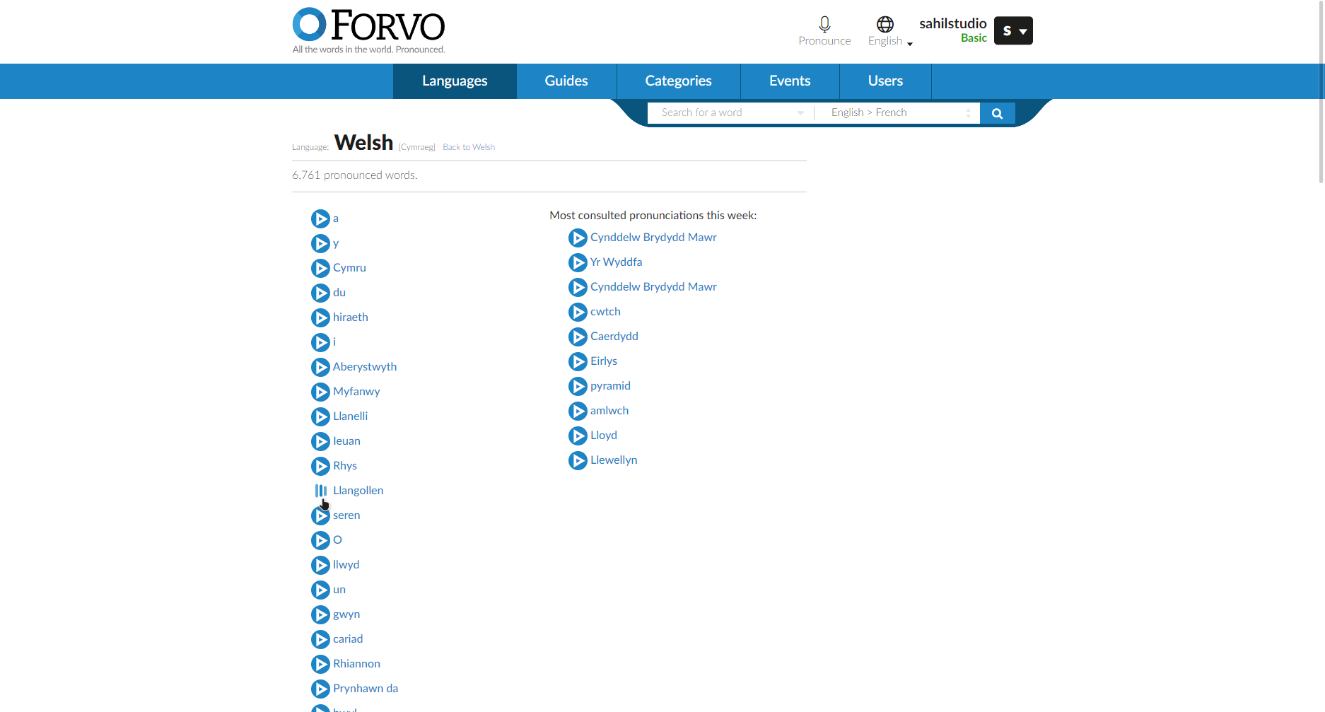 Preview image of Forvo