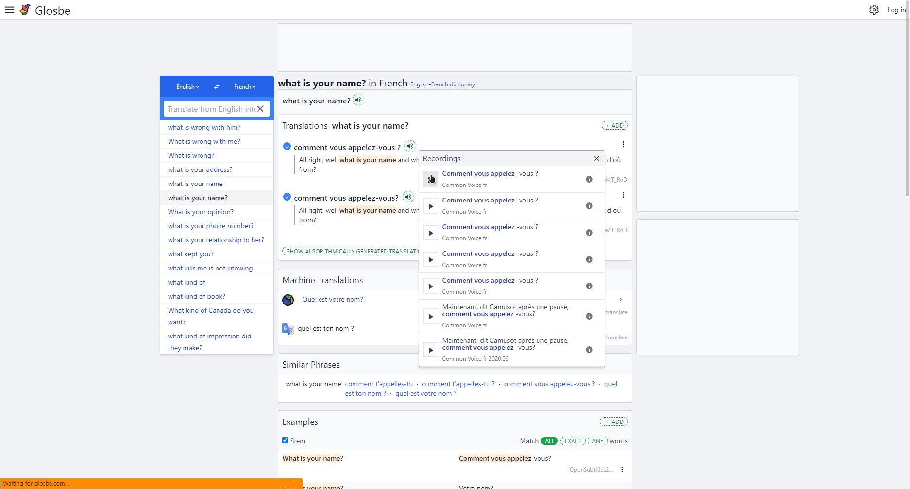 Preview image of Glosbe