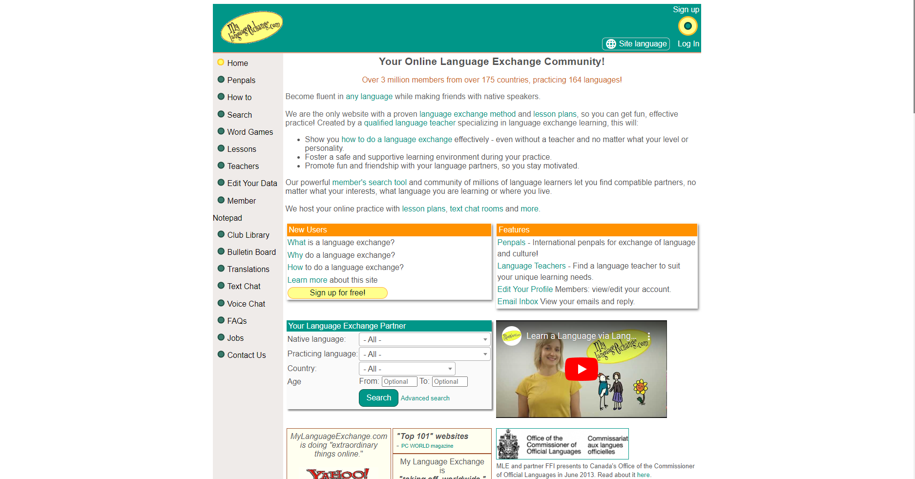 Preview image of MyLanguageExchange