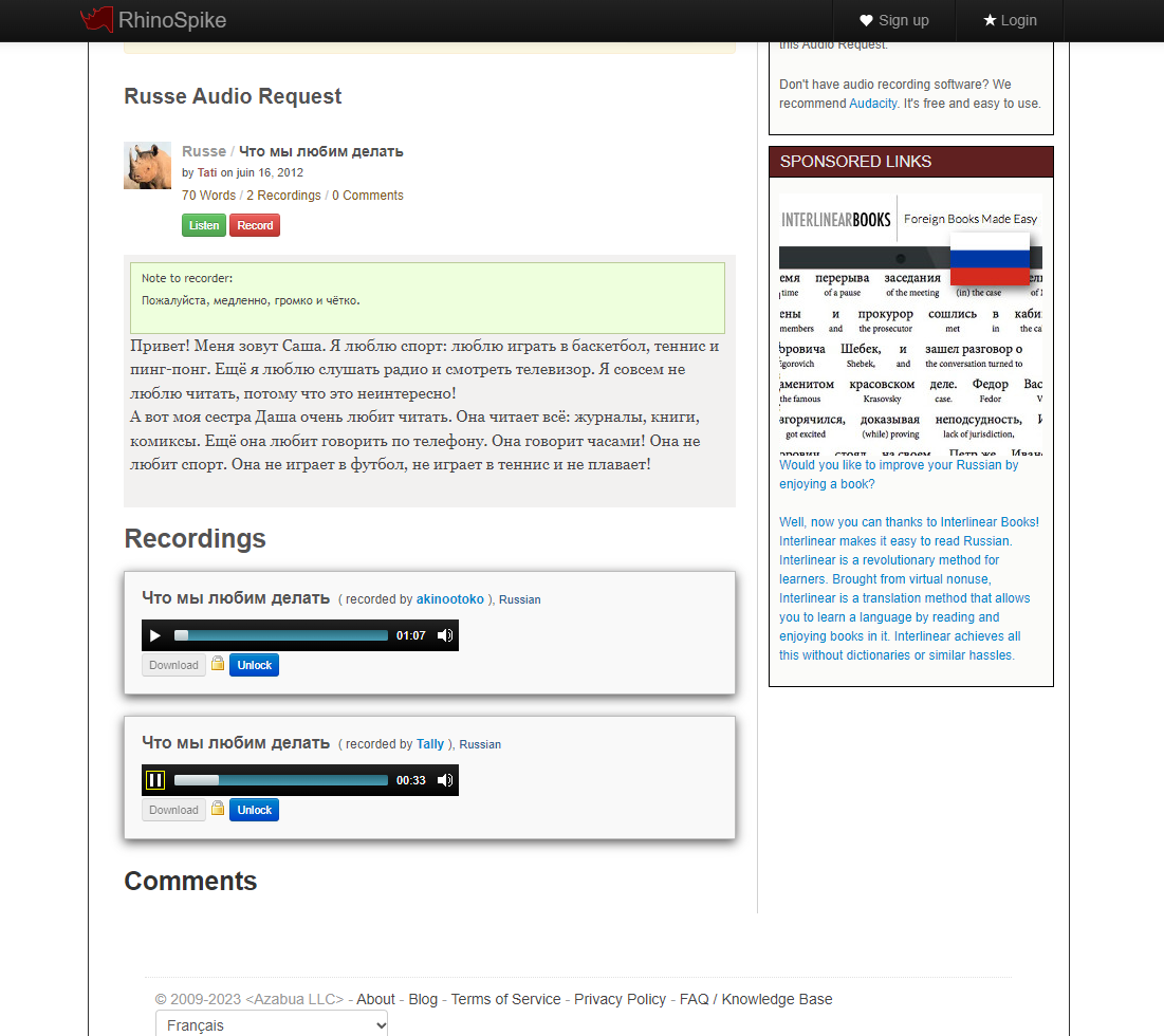 Preview image of https://rhinospike.com/RhinoSpike