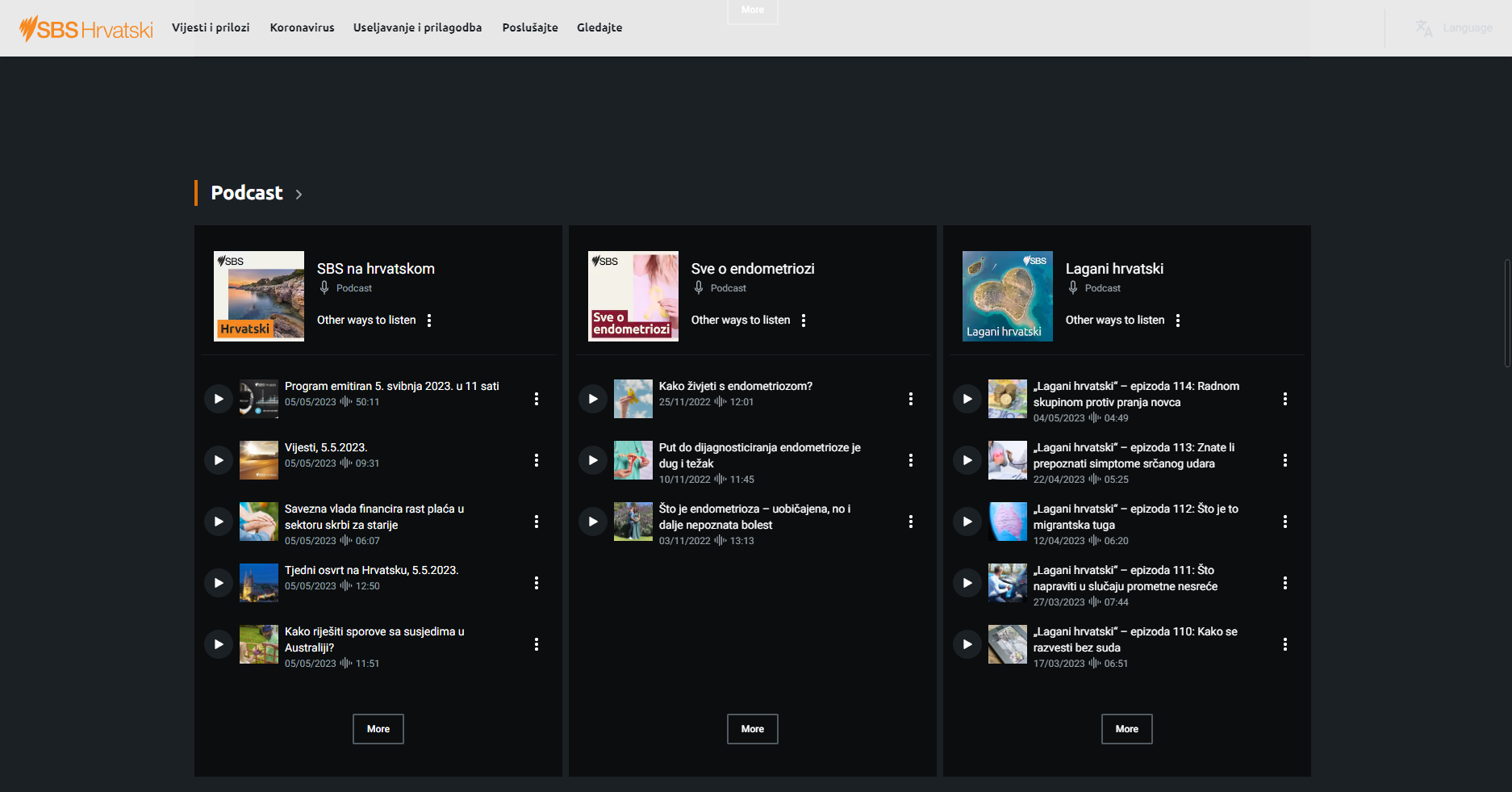 Preview image of SBS Languages