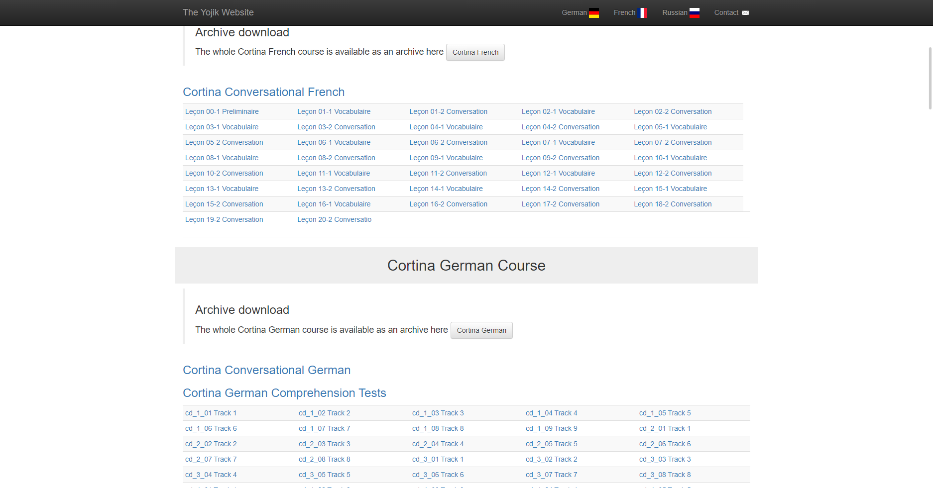 Preview image of The Yojik Website